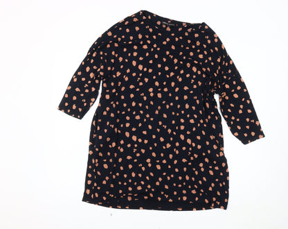 Capsule Women's Multicoloured Animal Print Shift Dress Size 12-14