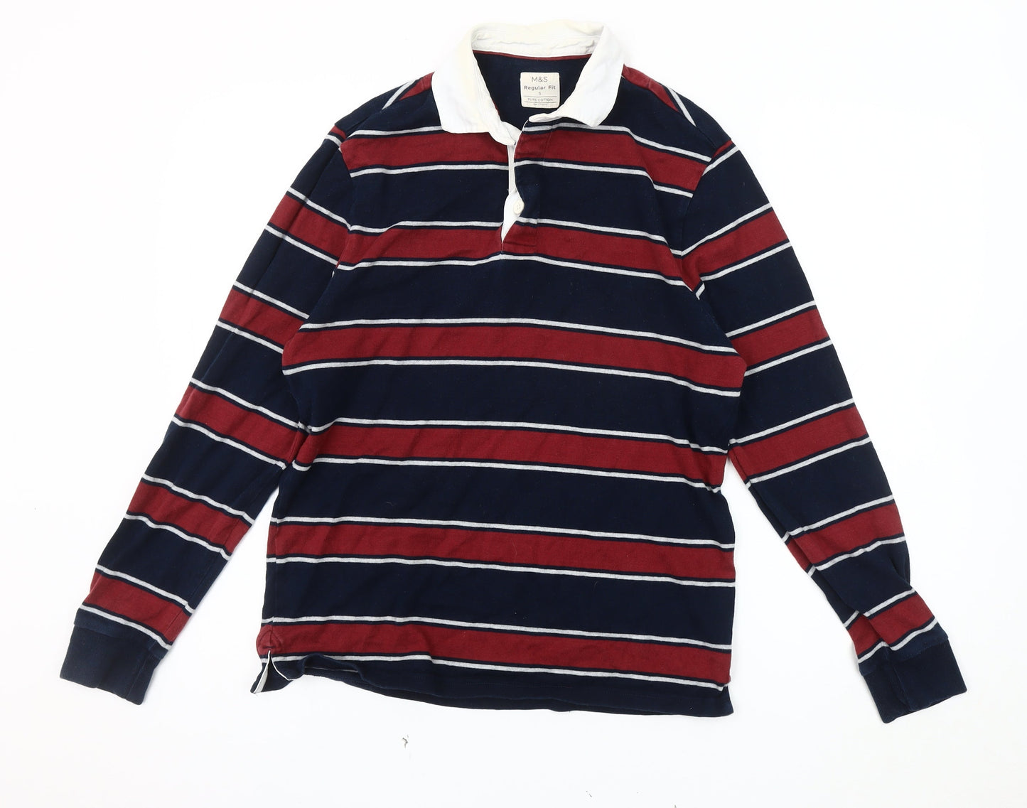 Marks and Spencer Men's Multicoloured Polo S