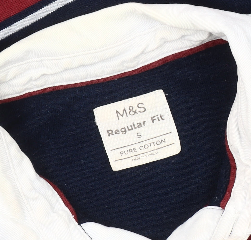 Marks and Spencer Men's Multicoloured Polo S