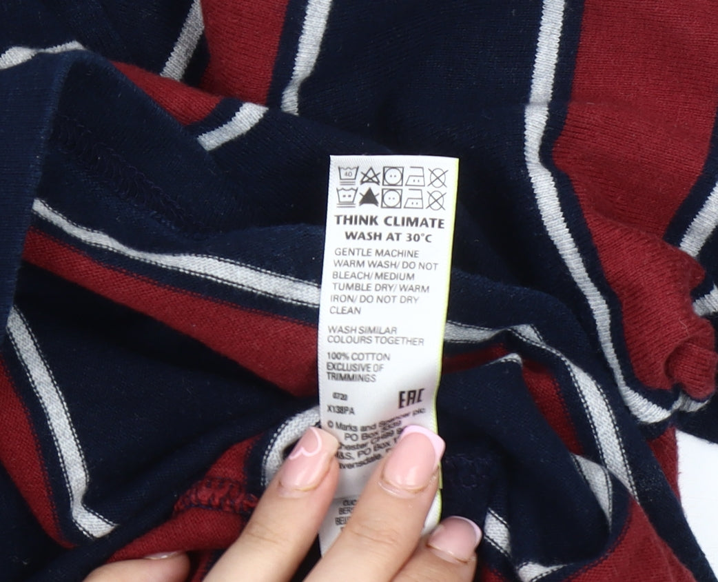 Marks and Spencer Men's Multicoloured Polo S