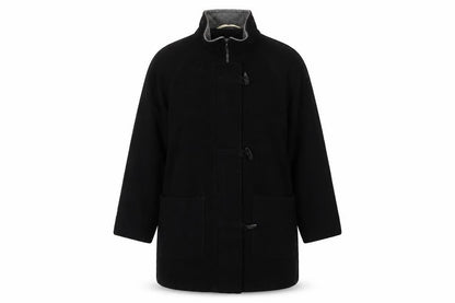 Marks & Spencer Women’s Black Coat Size 14 Zip Toggle