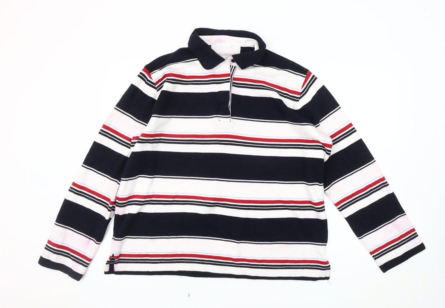 Lisa Campione Men's Multicoloured Striped Polo 44