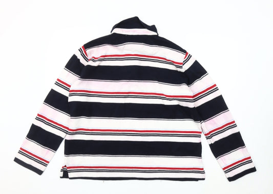 Lisa Campione Men's Multicoloured Striped Polo 44