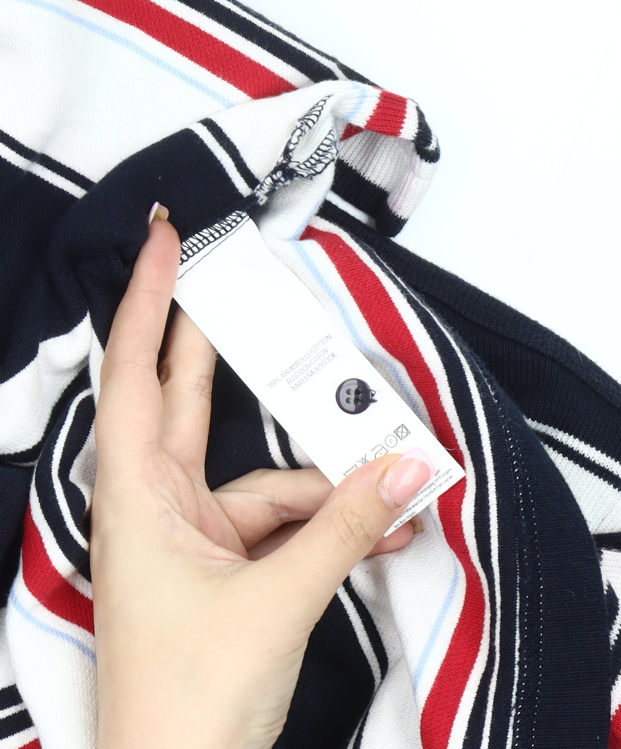 Lisa Campione Men's Multicoloured Striped Polo 44