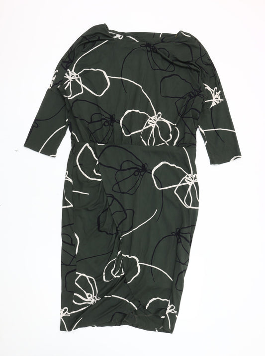 Phase Eight Women's 10 Green Sheath Dress