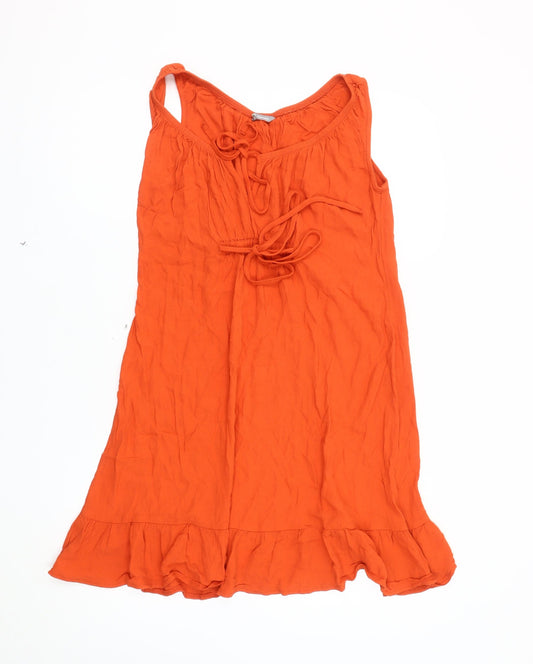 Marks and Spencer Women's Orange Dress, Size 8