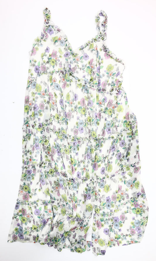 Simply Be Women's Multicoloured Floral Dress Size 32