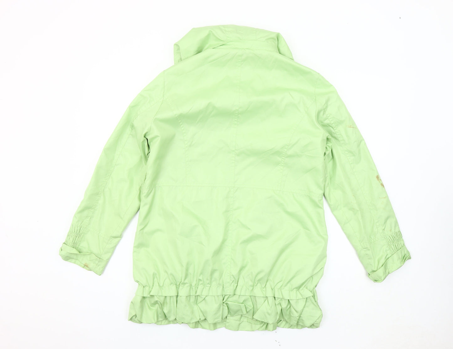 TAGG Women's Green Hooded Rain Coat Size 10
