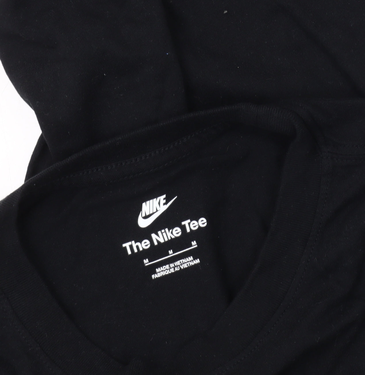 Nike Men's Black Medium T-Shirt with Logo