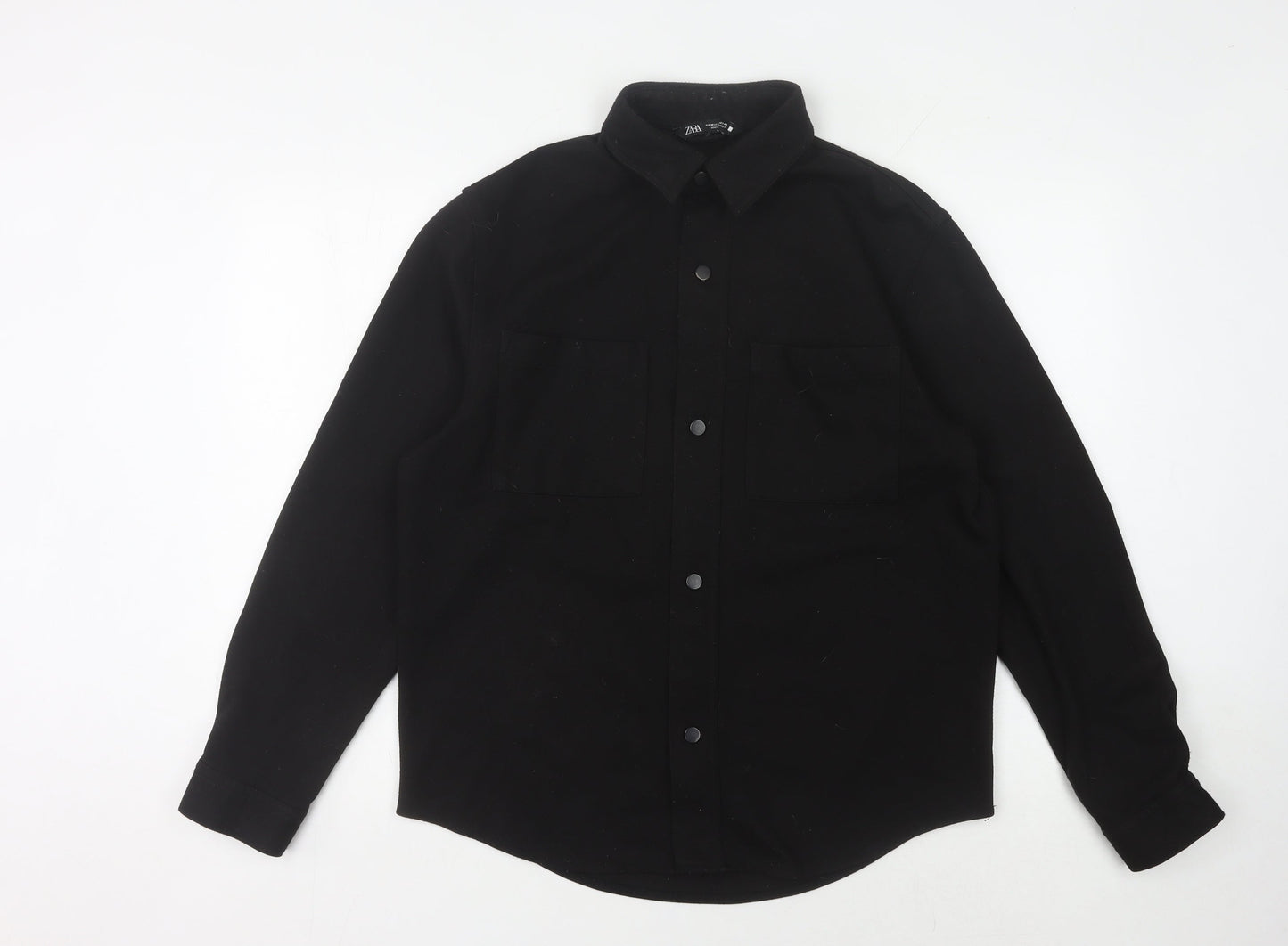 Zara Men's Black M Button-Up Jacket
