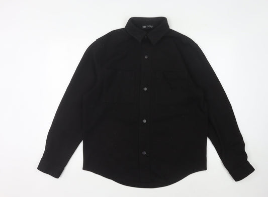 Zara Men's Black M Button-Up Jacket