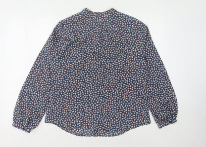 Womens UK Size 12 Marks and Spencer Blue  Button-Up