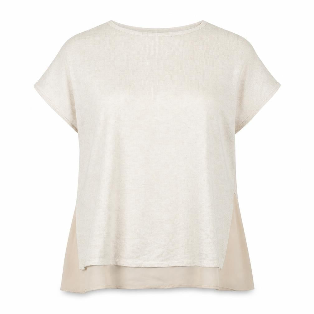 Womens UK Size 12 Warehouse Beige Tunic Jumper