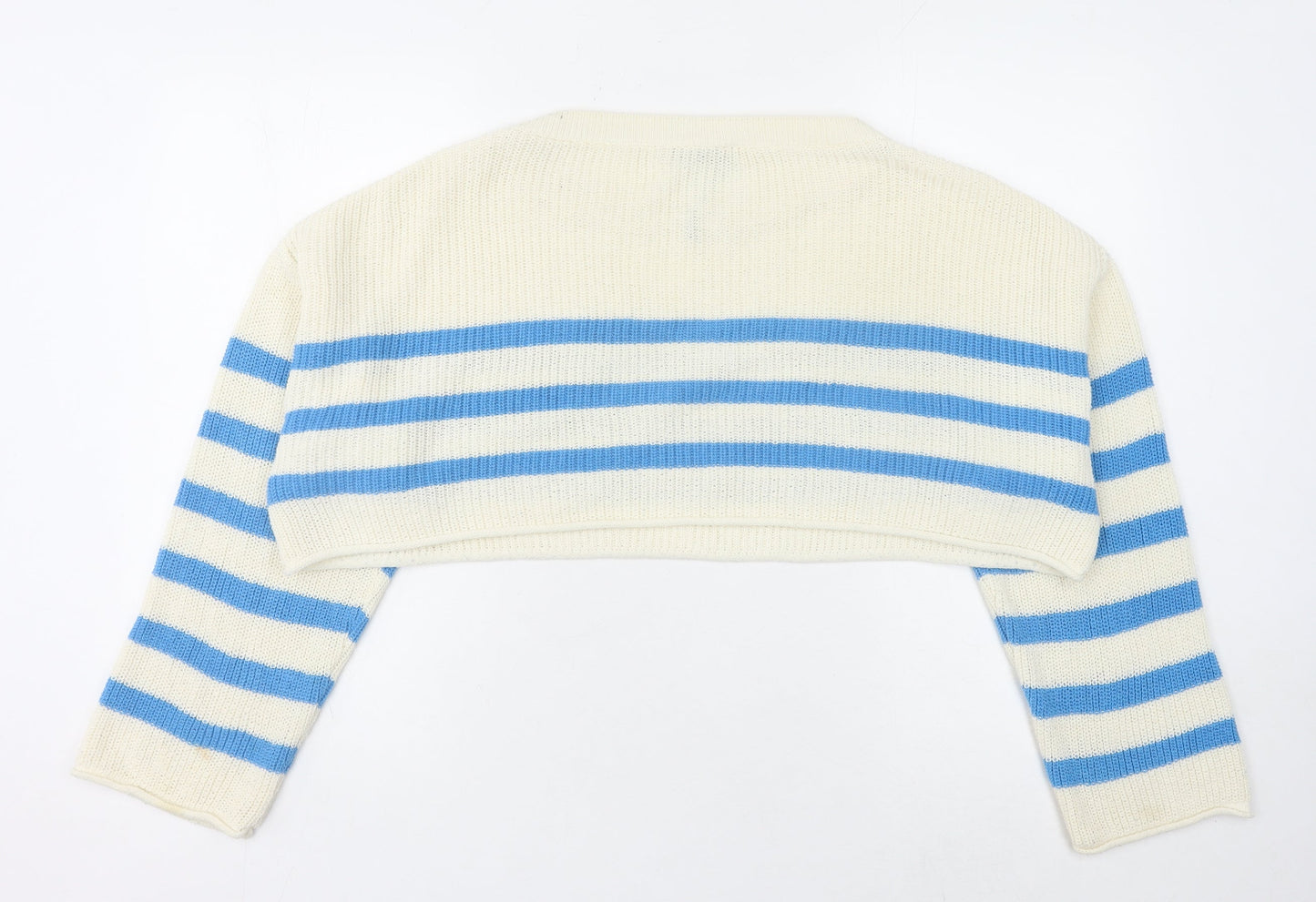 Womens UK Size S Zara Ivory Pullover Jumper
