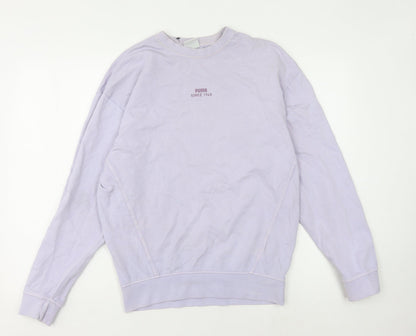 Puma Women's Purple Pullover Sweatshirt - XS