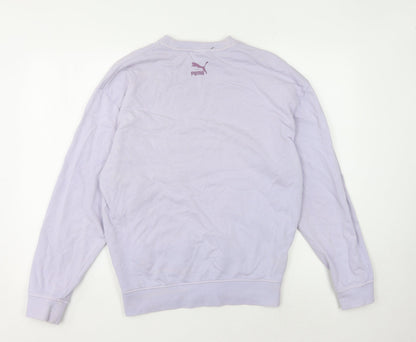 Puma Women's Purple Pullover Sweatshirt - XS