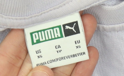 Puma Women's Purple Pullover Sweatshirt - XS