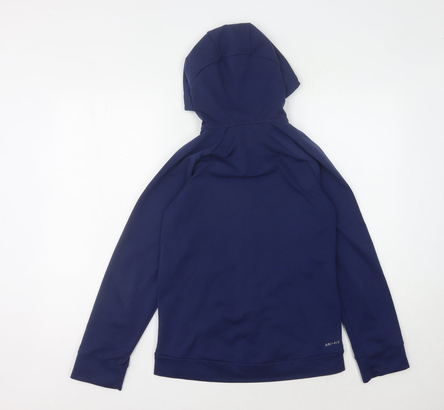 Nike Boys Blue Full Zip Hoodie, Size L, Activewear Essential