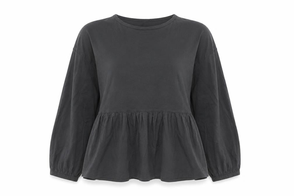Womens UK Size M Zara Black Basic Blouse