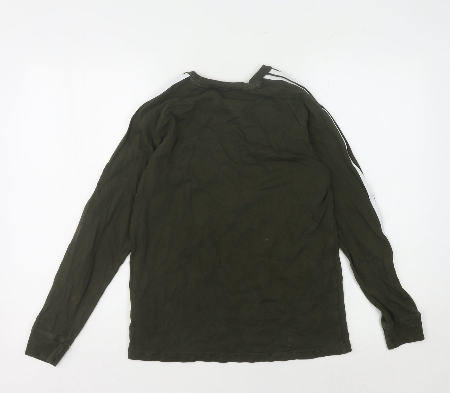 Adidas Kids Green Jersey T-Shirt - Long Sleeve, 12-13 Years