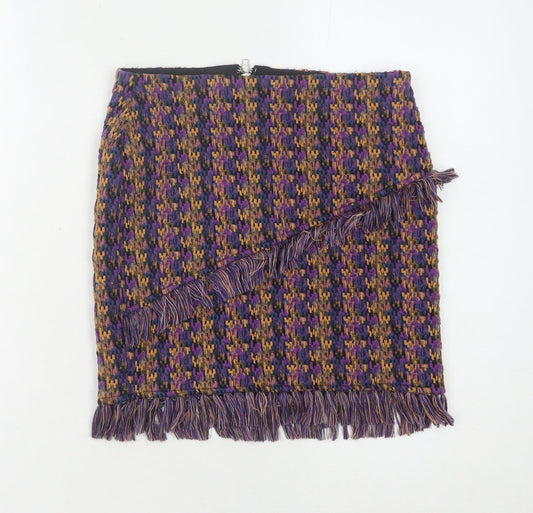 Noisy May Women's Multicoloured Geometric Skirt XS