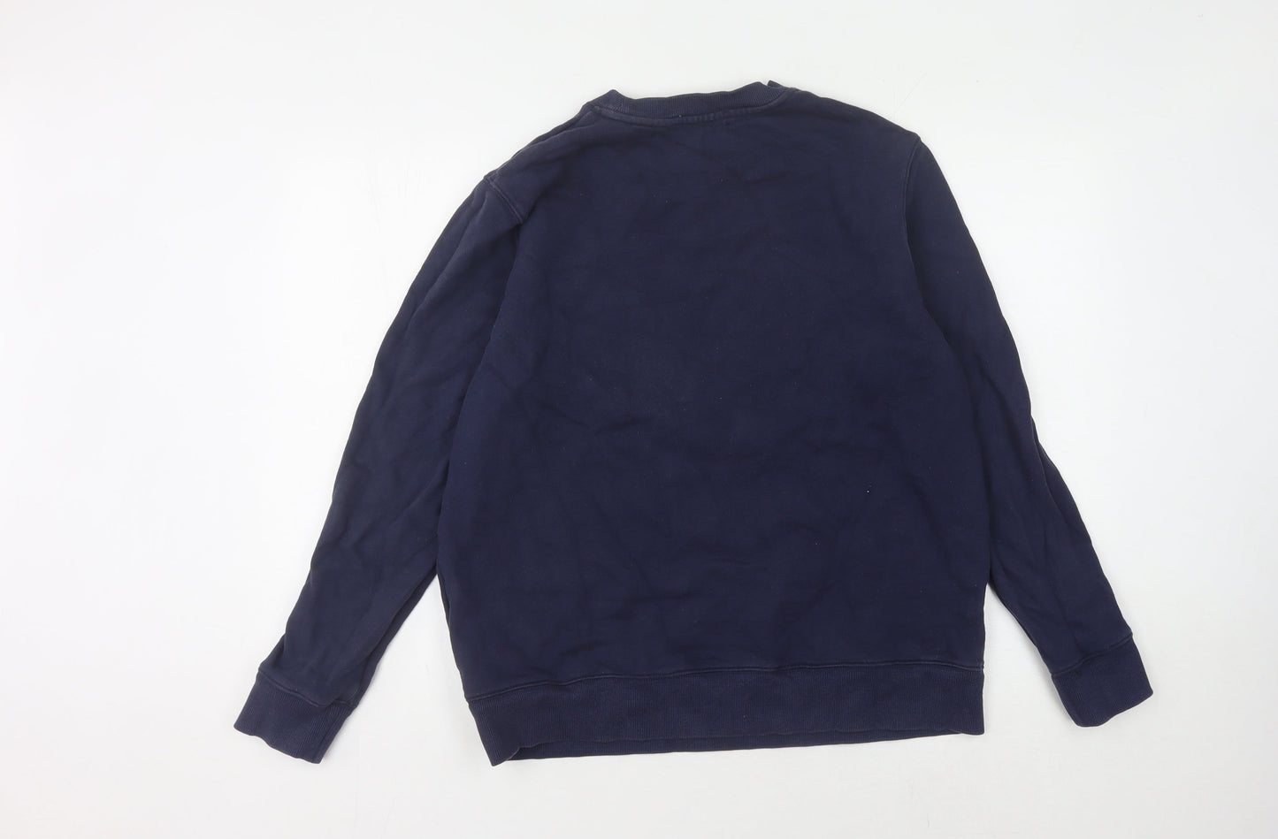 Self-Portrait Men's Blue Graphic Pullover Sweatshirt L