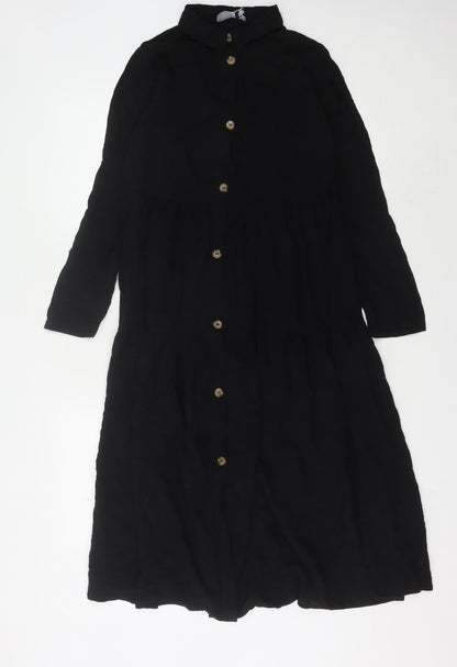 ASOS Women's Black Long Sleeve Dress Size 8