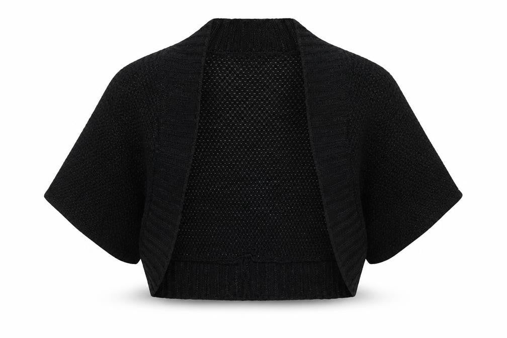 Womens UK Size XL NEXT Black Shrug Jumper