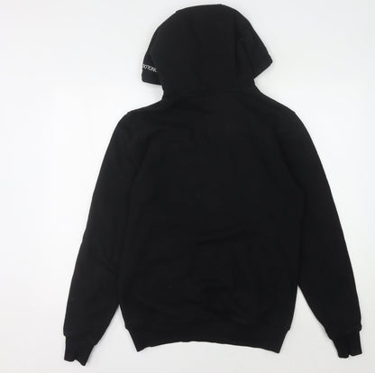 Lorenzo Veratti Unisex Black XS Hoodie, Graphic, Cotton Blend