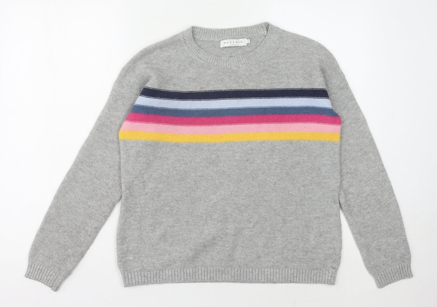 Womens UK Size 8 John Lewis Grey Pullover Jumper