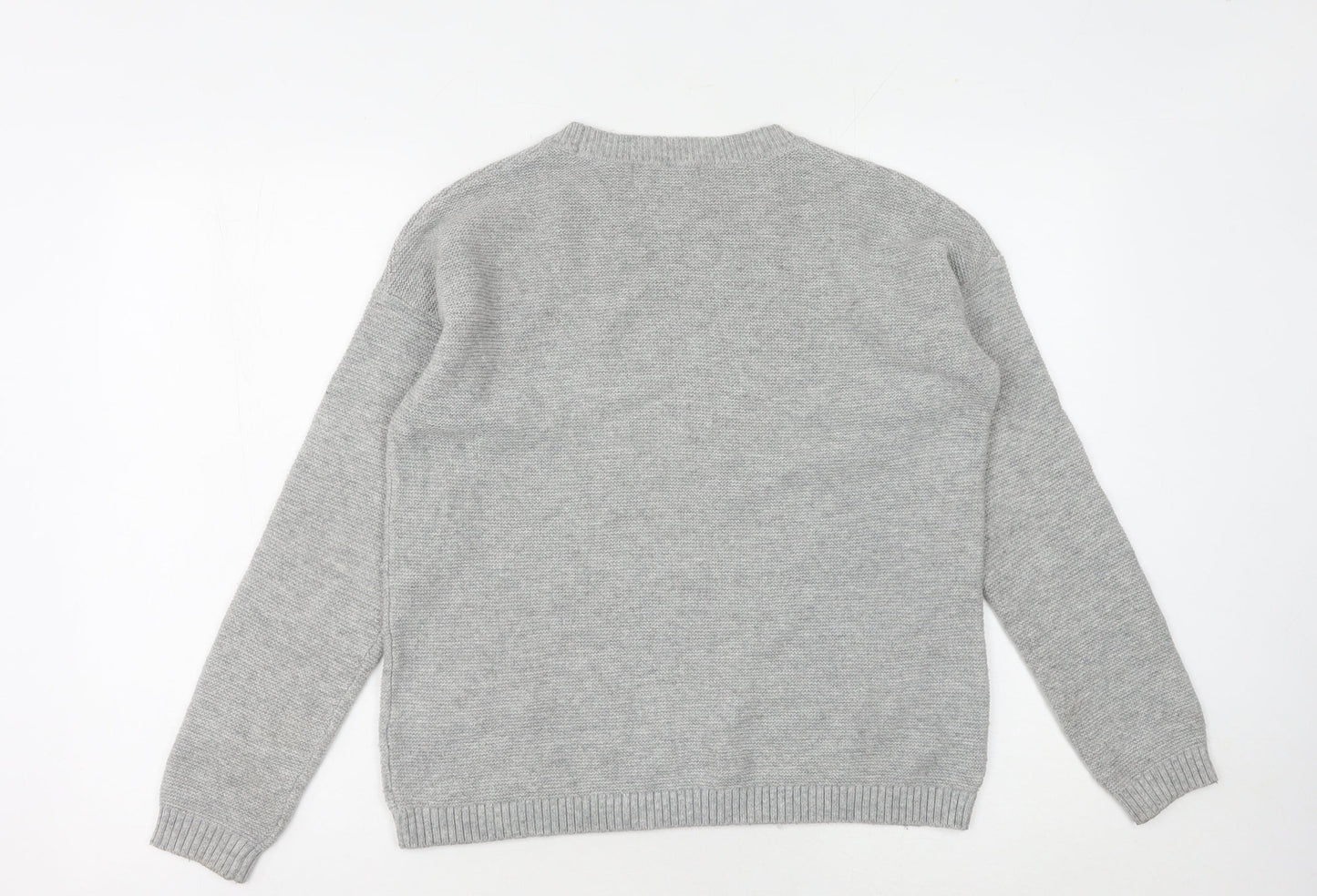 Womens UK Size 8 John Lewis Grey Pullover Jumper