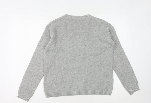 Womens UK Size 8 John Lewis Grey Pullover Jumper