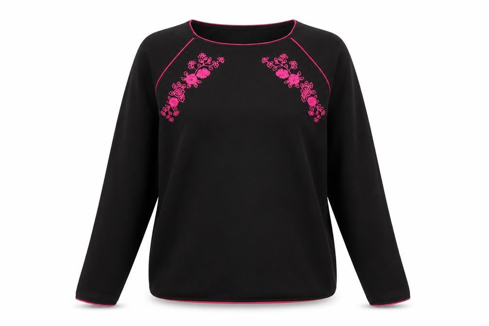 Womens UK Size L Signature Experience Black Pullover Jumper