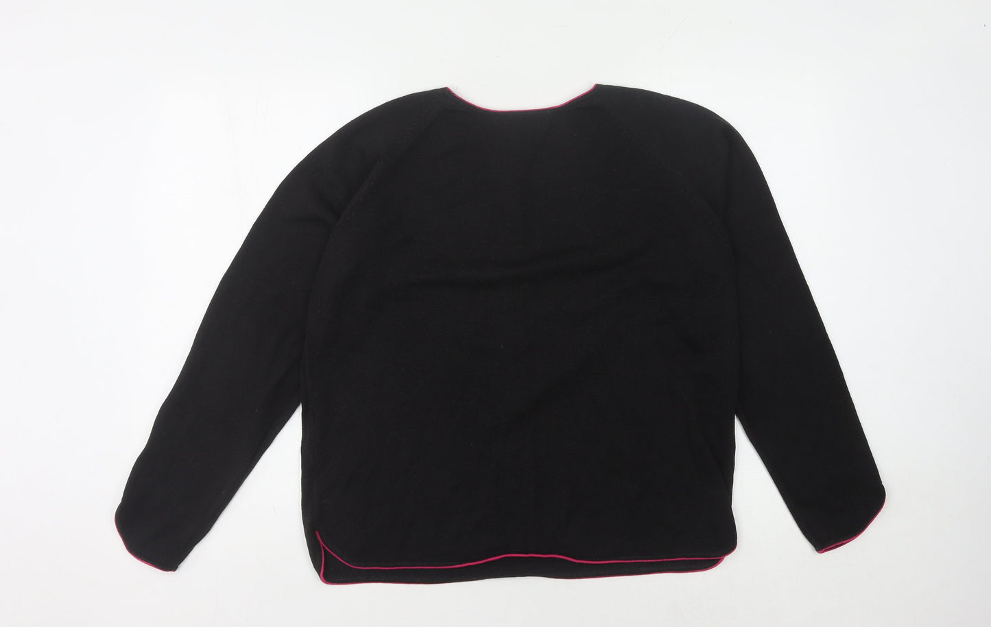 Womens UK Size L Signature Experience Black Pullover Jumper