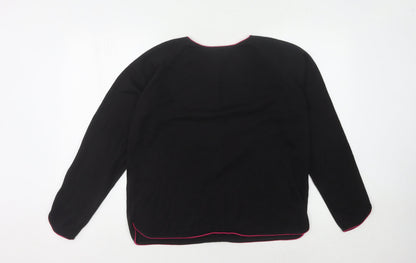 Womens UK Size L Signature Experience Black Pullover Jumper