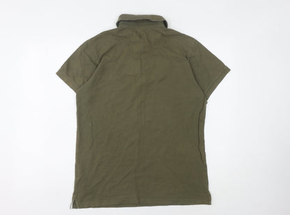 Jack Wills Men's Green Polo M