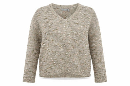 Womens UK Size M Fransa Grey Pullover Jumper
