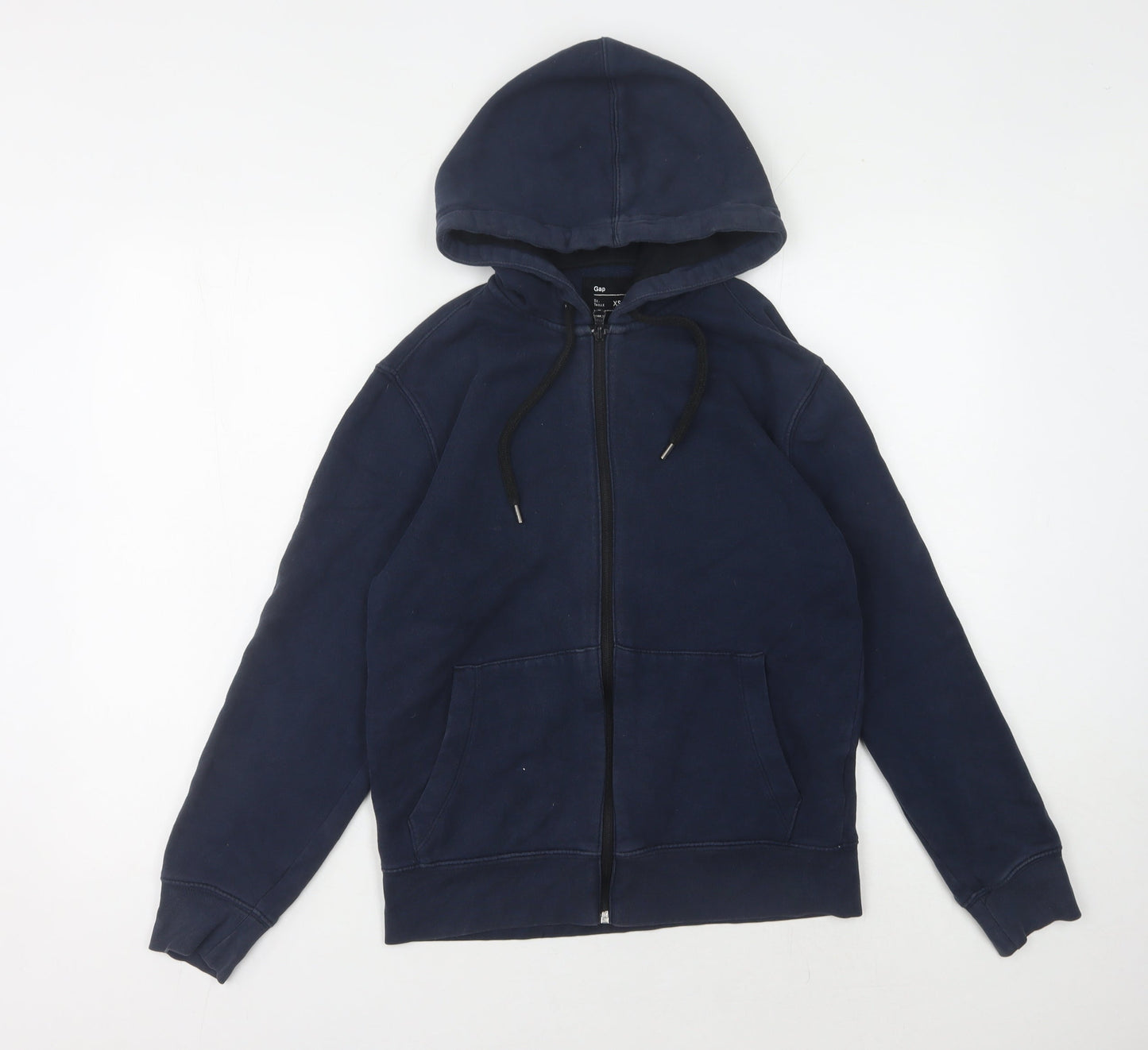 Mens UK Size XS Gap Blue Full Zip Hoodie