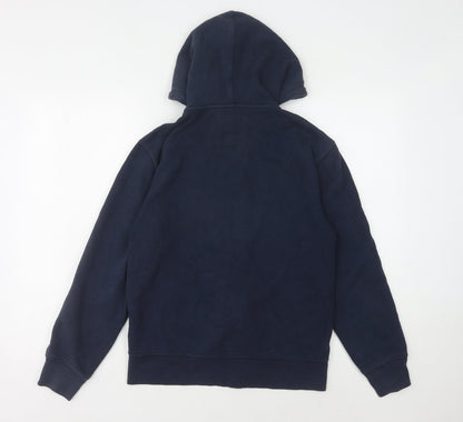 Mens UK Size XS Gap Blue Full Zip Hoodie