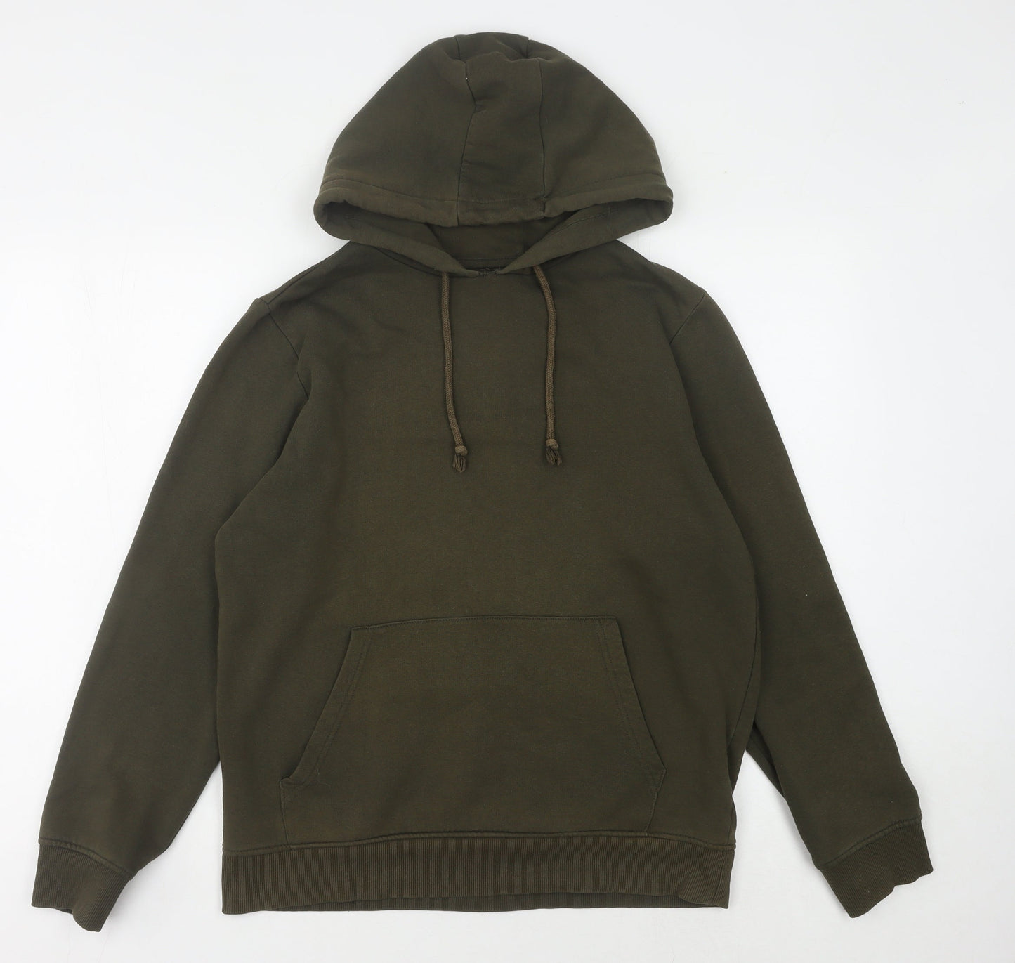 Mens UK Size M Brave Soul Green Pullover Hoodie