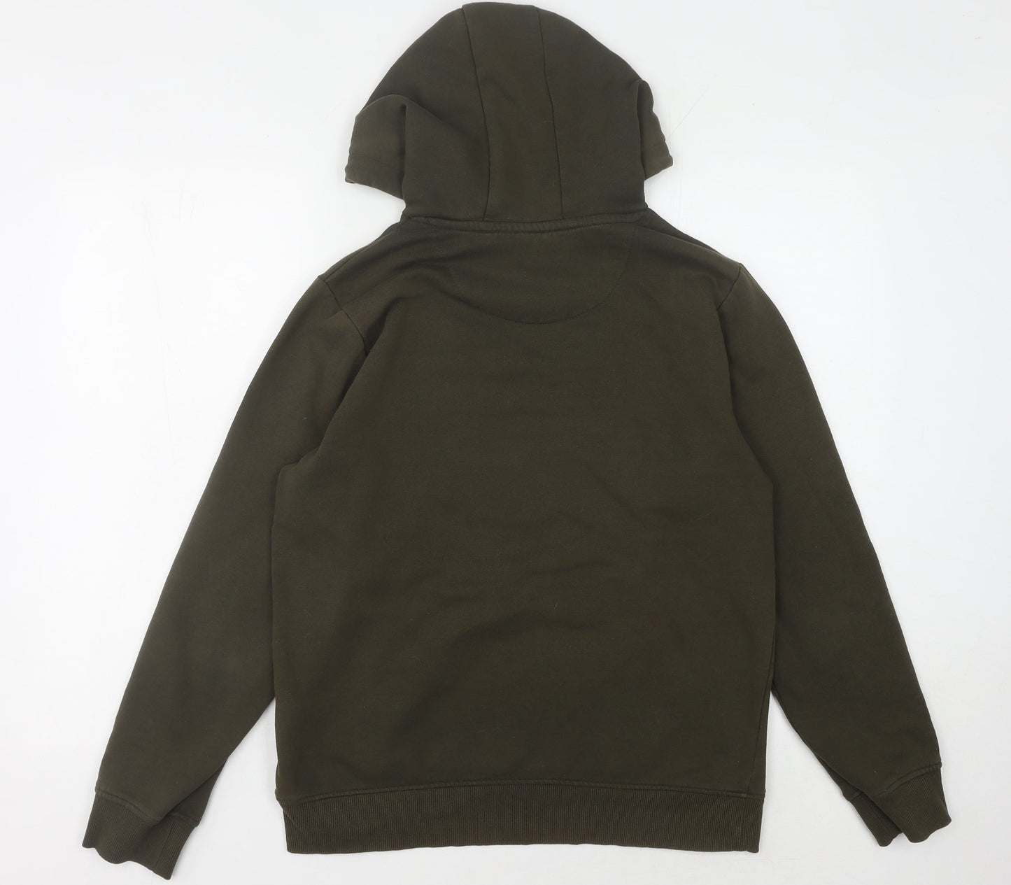 Mens UK Size M Brave Soul Green Pullover Hoodie