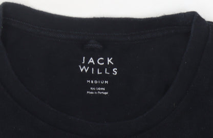 Jack Wills Men's Black Crew Neck T-Shirt M