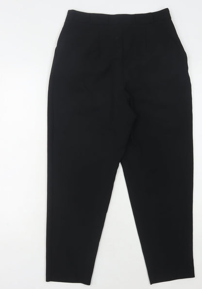 Womens UK Size 8 ASOS Regular Fit  Black Trousers