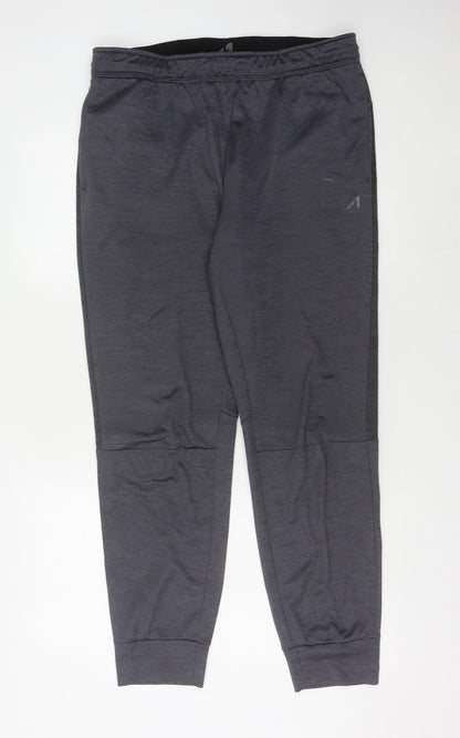 Men's Black Joggers L Size Quick Dry Trousers