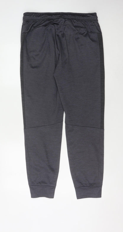 Men's Black Joggers L Size Quick Dry Trousers