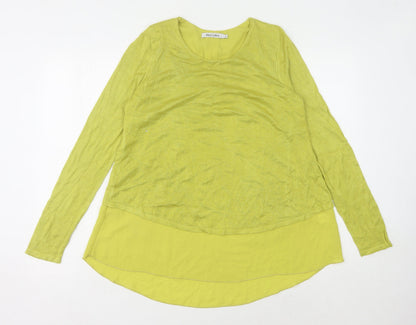 Womens UK Size 10 Alice Collins Green Pullover Jumper