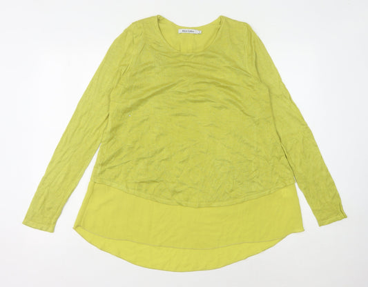 Womens UK Size 10 Alice Collins Green Pullover Jumper