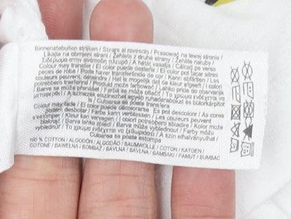 Looney Tunes XL White Cartoon T-Shirt, Men's Marvin Character