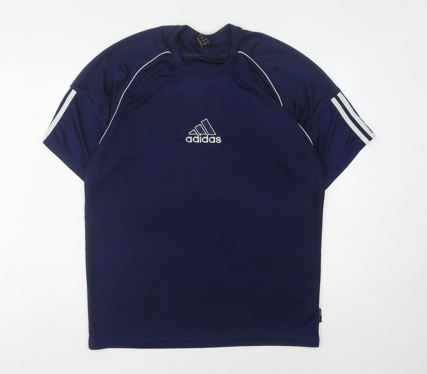 Adidas Men's Blue Athletic Jersey T-Shirt Medium