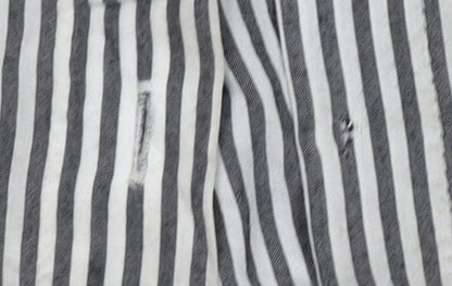 Womens UK Size 12 Zara Black  Button-Up